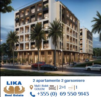 Apartamente & Garsoniere në Shitje në Mali i Robit, Golem