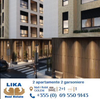 Apartamente & Garsoniere në Shitje në Mali i Robit, Golem