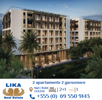 Apartamente & Garsoniere në Shitje në Mali i Robit, Golem