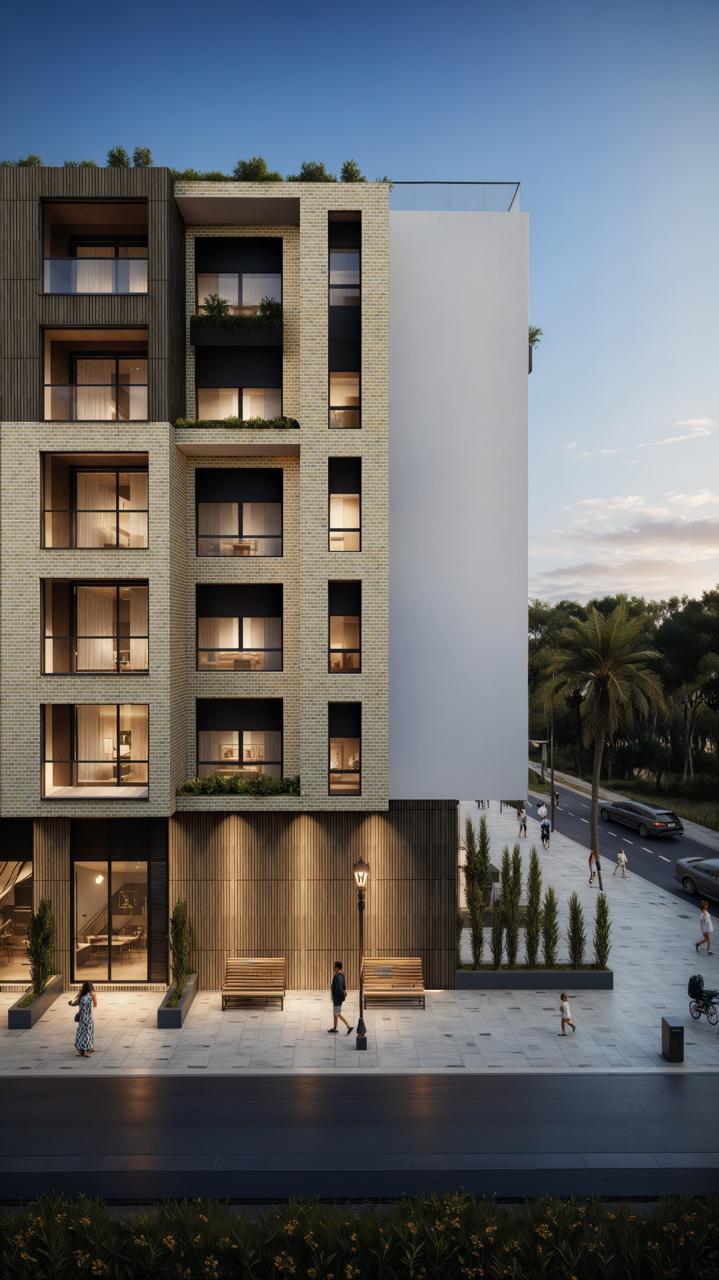 Apartamente 2+1 dhe Garsoniere në shitje në Mali i Robit, Golem – Pagesë me këste – 1,200 €/m²